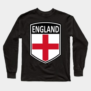 Flag Shield - England Long Sleeve T-Shirt